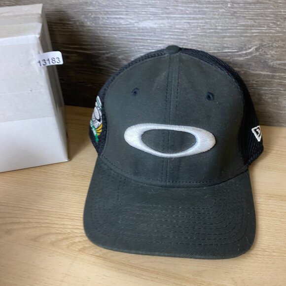 Oakley Pro Am Hat Cap Fitted Mens Large Gray Golf Tournament Mesh New Era - Picture 11 of 11